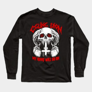 Celine Dion Death Metal Long Sleeve T-Shirt